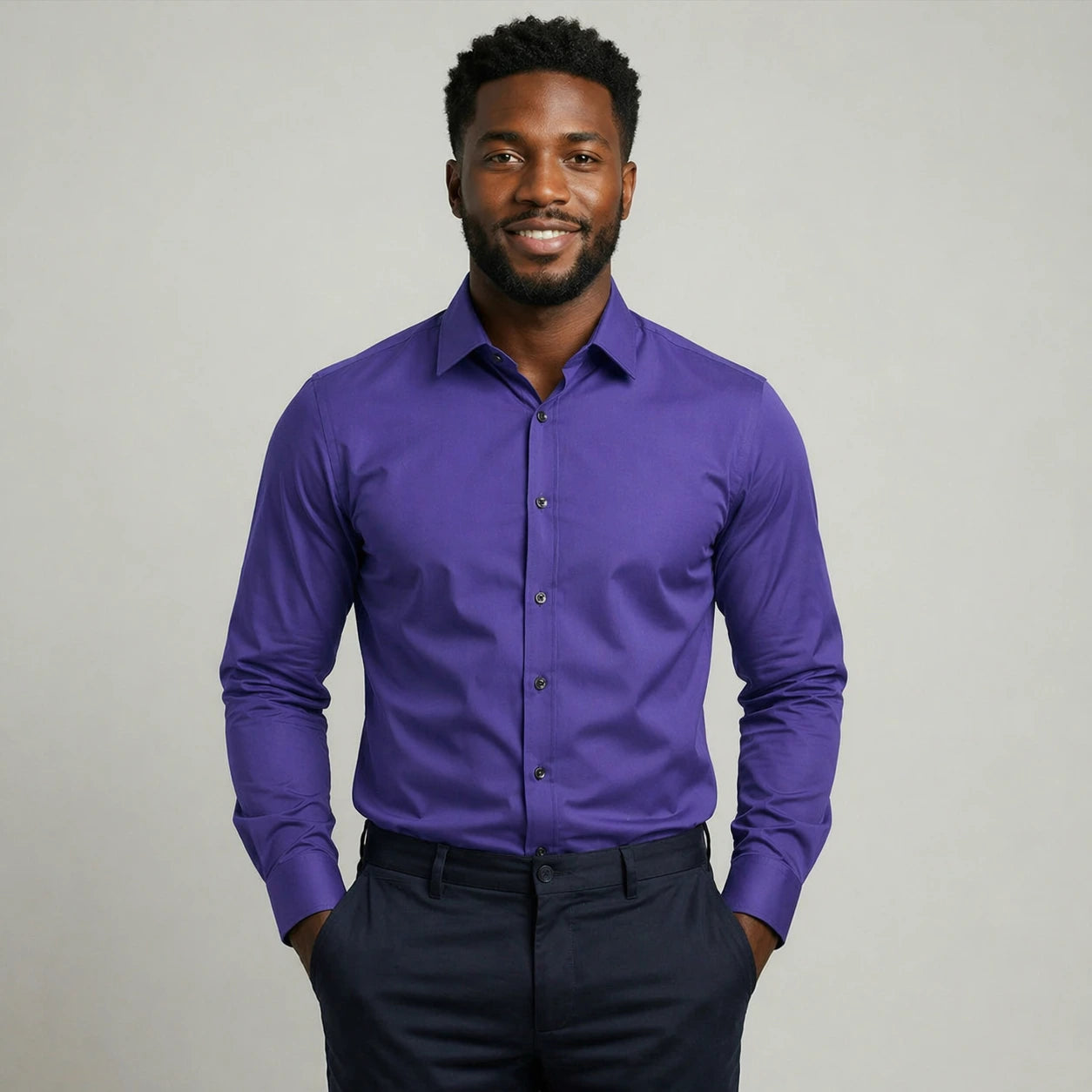 La Camisa Elástica - Morado