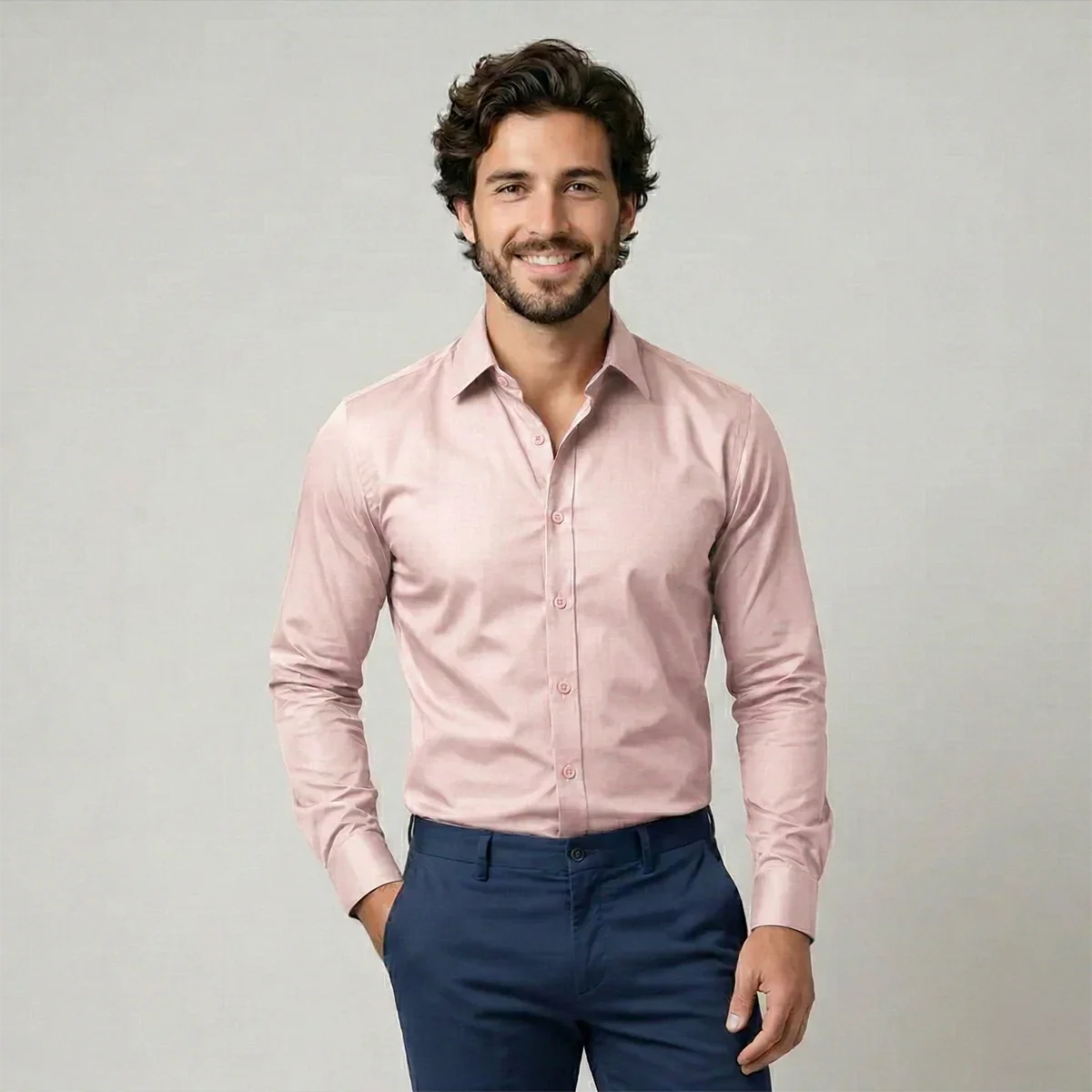La Camisa Elástica - Rosa Claro