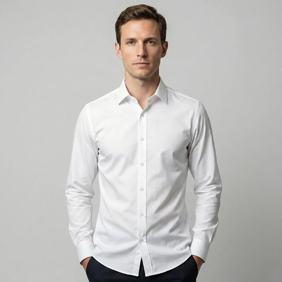 La Camisa Elástica - Blanco